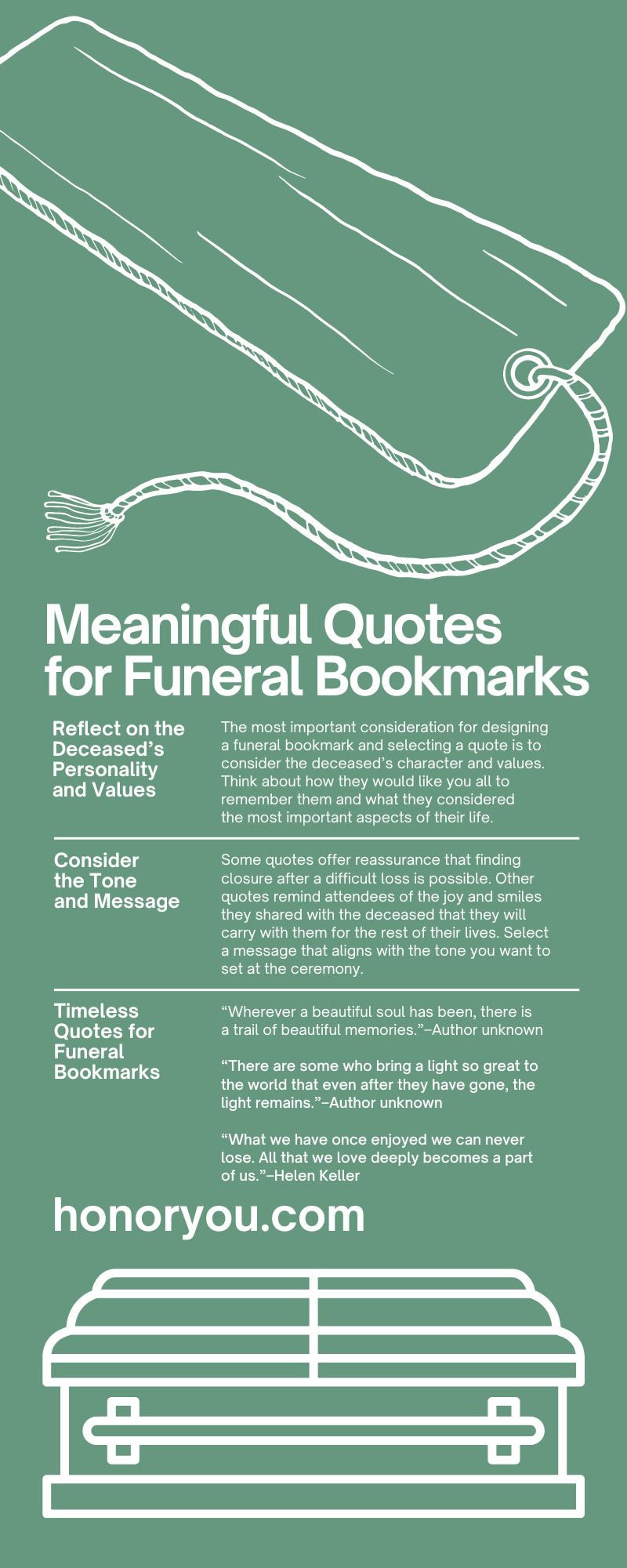 7 Meaningful Quotes for Funeral Bookmarks
